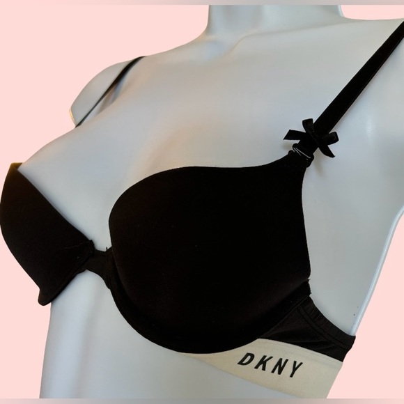 NEW DKNY PUSH UP BRA WITH BOWS - Picture 2 of 6